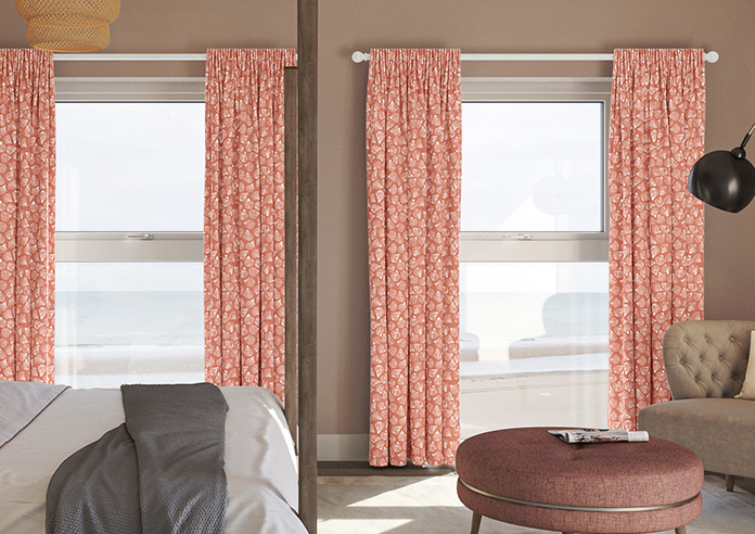Sandbank, Orange Reef - Made to Measure Curtain - Image 3